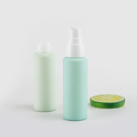 Flacon en verre opale mat coloré de 30 ml, design élégant, style macaron bio-phile