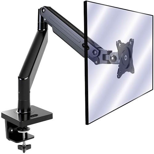 New Aluminum Alloy Monitor Arm Mount 24"-40" Monitors VESA 75/100mm Ergonomic Height-Adjustable Desk Mount 15kg Capacity