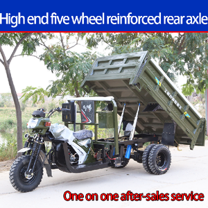 Hanwei Water-Cooled Three-Wheeled Motorcycle <b>Gasoline</b> Freight Agricultural Dump Tricycle - Product Image 2