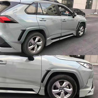 Kits de pare-chocs avant et arrière de qualité supérieure avec calandre - Conversion de style TRD pour Toyota RAV4 (2020-2023)