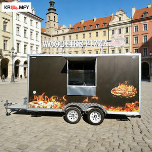 Remorque carrée certifiée DOT CE VIN, équipement de cuisine complet pour hot-dogs, pizzas, hamburgers, idéale pour les entreprises de restauration rapide. - Product Image 5