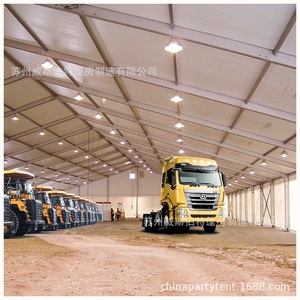 Tente d'entrepôt robuste et imperméable sur mesure 20x50m, hauteur latérale <span class=keywords><strong>6m</strong></span>, en alliage d'aluminium, avec différentes parois - Product Image 1