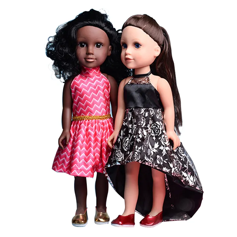 vinyl baby doll 18 Inches girls toys dolls for kids African american doll for sales