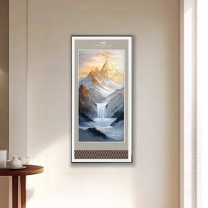 <span class=keywords><strong>Pintura</strong></span> decorativa de <span class=keywords><strong>paisaje</strong></span> esmaltada de estilo chino nuevo minimalista moderno - Product Image 2