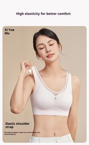 8823 <span class=keywords><strong>reggiseno</strong></span> traspirante ad asciugatura rapida senza cuciture <span class=keywords><strong>a</strong></span> tazza fissa e confortevole - Product Image 4