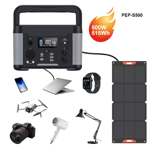 สถานีไฟฟ้าพกพาไร้สาย 500W 515Wh ของแท้ใหม่เอี่ยม ขายส่ง 1000W สำหรับสำรองไฟฉุกเฉินในบ้าน ZLWM - Product Image 1