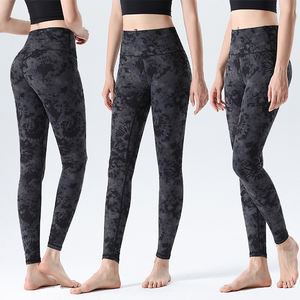Mallas de Yoga de nuevo estilo de alta calidad, pantalones de Yoga de cintura alta con estampado personalizado para mujer - Product Image 6