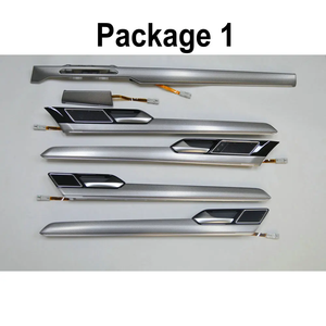 Pannello Strumenti Argento Metallizzato con Luce Ambientale Multicolore a Quattro Porte, Adatto per VW <span class=keywords><strong>Passat</strong></span> B8 8.5 <span class=keywords><strong>Arteon</strong></span> - Product Image 6