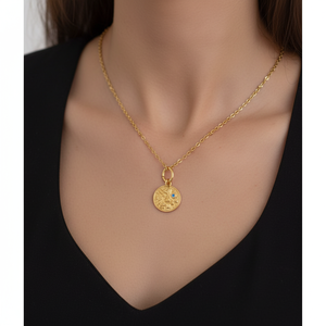 Colgantes de Piedra con Forma Triangular, Estilo Religioso, Chapados en Oro, Aleación de Cobre, Cuarzo, Ágata, Amatista, Turquesa, Ópalo, con Patrón Numérico - Product Image 1