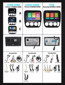 MEKEDE-M100 9 "Voice Control Android 9 4Core 1G + 16G Car DVD Audio PlayerためCRV 1997-2001 WIFI GPS Radio Stereo BT SWC IPS - Product Image 3