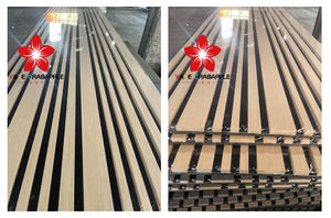 ألواح جدارية عالية الكثافة من طراز WPC تمتص الصوت ، تصميم عصري لاستخدام الشقق والحمام في صالة الألعاب الرياضية وغرفة المعيشة (ضمان أكثر من 5 سنوات) - Product Image 5