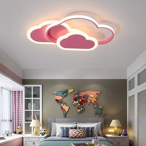 Lámpara <span class=keywords><strong>de</strong></span> <span class=keywords><strong>Techo</strong></span> LED para Niños, Habitación Infantil, Dormitorio, Estudio, Lámpara <span class=keywords><strong>de</strong></span> <span class=keywords><strong>Techo</strong></span> con Forma <span class=keywords><strong>de</strong></span> Nube, Corazón, <span class=keywords><strong>Rosa</strong></span>, Lámpara <span class=keywords><strong>de</strong></span> Araña Infantil con Forma <span class=keywords><strong>de</strong></span> Estrella - Product Image 4