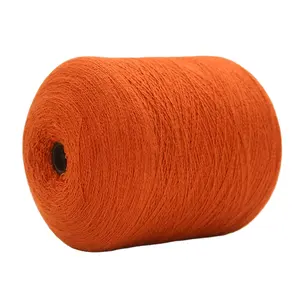 100% ポリエステルリサイクルメランジヤーン高粘着性リング紡績編み物 & 縫製染めパターン