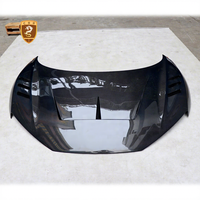 1016 pièces de couverture de capot de moteur de voiture en Fiber de carbone brillant de Style 3K pour capot de moteur de voiture Audi R8