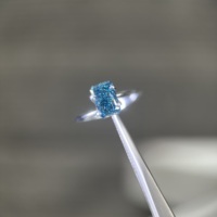 Diamant de laboratoire bleu vif fantaisie certifié IGI de 2,08 carats VS1, diamant non monté