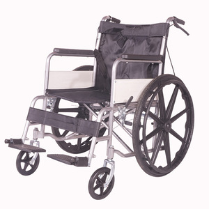 Manual Wheelchair With Commode Foldable Lightweight <b>Push</b> Chair For Disabled And Elderly - Product Image 1