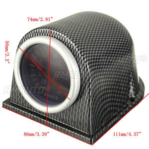 Manómetro LED de 2 pulgadas (52 mm) para coche, indicador de presión de turbo, con esfera tipo SME, 0-30 PSI - Product Image 4