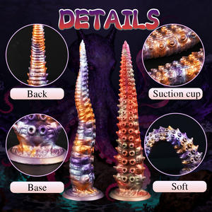 Bouchons anaux Airis, tentacule de pieuvre géant, fouet, dilatateur rectal, bouchon <span class=keywords><strong>anal</strong></span> pour sorties, pénis de forme extraterrestre - Product Image 4