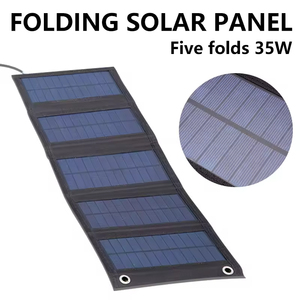 Factory Direct Price 20W 18V Portable Monocrystalline Foldable <b>Mini</b> <b>Solar</b> <b>Panel</b> With 22% Efficiency Black for Mobile Phone Charg - Product Image 4