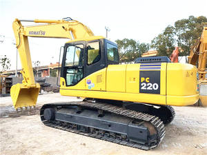 Excavadora Komatsu PC220 de 22 toneladas en buen estado, excavadora a la venta, excavadora sobre orugas Komatsu, excavadora sobre orugas de la marca Komatsu, de la marca Komatsu, de la marca Komatsu PC220, de la marca de la talla de la que se vende - Product Image 4