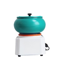 5kg 8-Zoll Motorisierte Schmuck-Vibrationspoliermaschine mit Glasbehälter für Gold, Silber, Jade, Edelsteine, 100W Leistung, 3 Jahre Garantie
