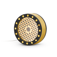 Capsule de noyau de cartouche de grand diaphragme d'U87 34 mm avec la selle en laiton et en plastique pour le micro à condensateur de studio d'équipement de podcasting
