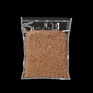 Sacs sous vide transparents pré-coupés à trois soudures, sûrs pour le stockage alimentaire, l'emballage du riz et des aliments pour animaux, vente en gros - Product Image 1