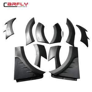 Accesorios para Automóviles <span class=keywords><strong>Carfly</strong></span>, Guardabarros Estilo Porsche Macan 2015-2018 (12 piezas/Juego), Fibra de Vidrio FRP - Product Image 3