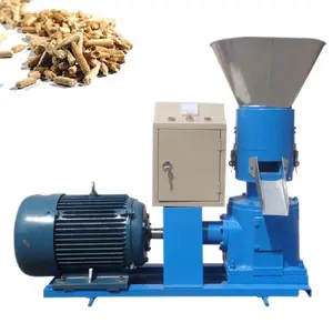 Economic 100 kg/h CE approved SKJ200B home use machine pellet making machinery macchina pellet