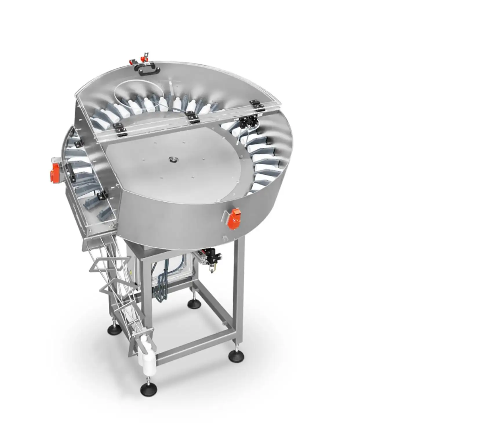 Alimentatore centrifugo ad alta velocità della bustina del caffè della salsiccia del coperchio della bottiglia dell'alimentatore rotativo ad alta velocità
