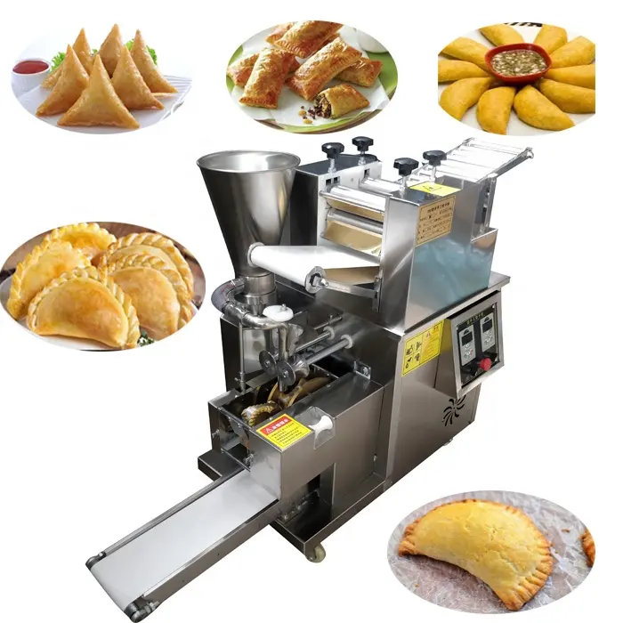 Sản phẩm Ngũ Cốc máy làm cà ri tự động Puff samosa bánh bao empanada ravioli Máy beaf thịt Pie jamaican patty máy
