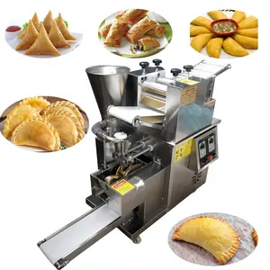 5/6 polegada 110v 220v EUA Canadá Preço de Fábrica Automatic Dumpling Filled Machine Empanada Maker Índia Samosa Recheio Que Faz A Máquina