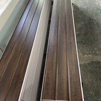 Paneles de Pared y Techo de PVC con Diseños Similares a la Madera, con Estampado en Caliente