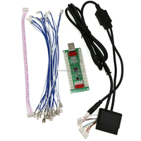 Placa codificadora USB 4 en 1, cero retardo para PC, PS2, PS3, Android, máquina de juego de Arcade DIY, controlador de botón de Joystick