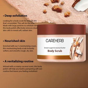 Exfoliante Corporal de Azúcar Moreno y Manteca de Coco Orgánico de Marca Privada al por Mayor, Restaura la Piel, Suaviza la Piel - Product Image 4