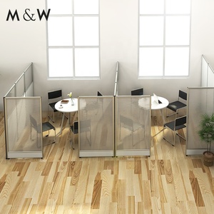 Divisor de oficina a prueba de sonido, paneles plegables, divisores de tela movibles para habitación, pared de partición - Product Image 2