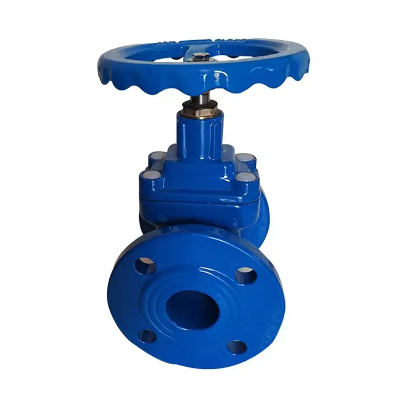 F4 Dn80 Gate Valve Pn10 Pn16 Gietijzer Din3352 Ggg50 16Kg Houten Doos Water Epoxyhars Normale Temperatuur Qt450 Algemene Handleiding