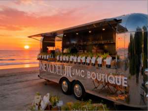 Chic Prosecco Van avec comptoir bar LED, bar à vin mousseux mobile pour mariages et fêtes <span class=keywords><strong>de</strong></span> jardin - Product Image 6