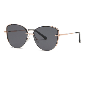 Sunway Eyewear 2024 New Trendy Nylon Lens UV400 Luxury Big Cat Eye Designer Sun Glasses Women SM-7050 - Product Image 2