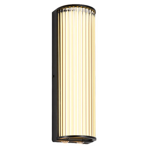 Lámpara de pared moderna de aluminio para exteriores, resistente al agua y al óxido, con cristal, para villa, jardín, balcón, patio. - Product Image 3