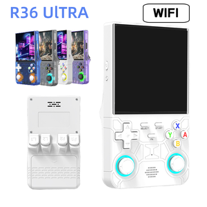 Console de jeu vidéo portable rétro R36 Ultra, lecteur vidéo de poche open source, écran IPS 4,0 pouces, Wi-Fi, plus de 20000 jeux - Product Image 1