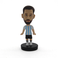 Figurines de sport personnalisées en résine, jouets à tête mobile, jouets de baseball, de football, de soccer, décorations de voiture, cadeaux à peindre
