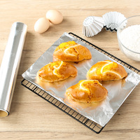 Vente en gros d'usine, rouleau de papier aluminium 8011, papier aluminium de qualité alimentaire pour l'emballage en cuisine