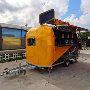 <b>Square</b> Shape Stainless Steel Food Trailer Best Selling Personalized Commercial Mobile <b>Kitchen</b> for Candy - Product Image 6