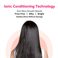 Sèche-cheveux professionnel FirePhoenix 8101X pour salon, 2 embouts, 4 réglages haute vitesse, 3 réglages de chaleur, température constante, usage domestique
