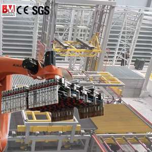 Ligne de fabrication automatique de briques creuses en terre cuite avec système de chargement et déchargement de blocs et système de manutention de palettes de briques - Product Image 1