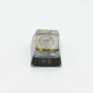 Keycaps สีดำลายคณิตศาสตร์ Wukong กุญแจช่างเรซิน<span class=keywords><strong>ใส</strong></span>สำหรับตกแต่งแป้นพิมพ์ - Product Image 5