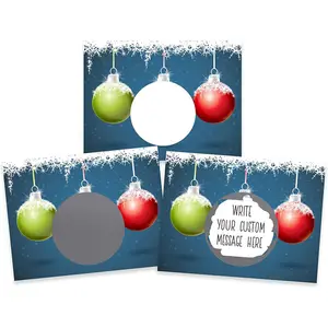 Make Your Own Christmas DIY Scratch Game Cards Teacher Rewards Gift Certificates Scratch Card for Small Business