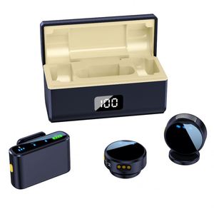M9max Button <b>Wireless</b> Lavalier <b>Microphone</b> - 3-in-1 for Phones and Cameras - Product Image 2
