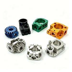 Bloque de Válvulas Neumáticas de Aluminio Mecanizado por CNC, Cuerpo de Válvula Hidráulica de Aire Anodizado, Piezas de Mecanizado de Precisión Personalizadas - Product Image 2